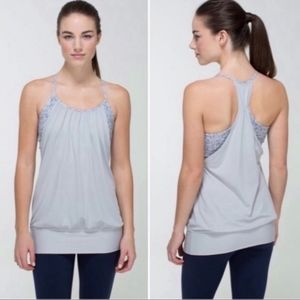 Lululemon No Limits Tank Top - Silver Spoon